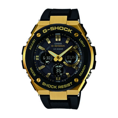 G-SHOCK G-STEEL SOLAR WATCH BLACK/GOLD