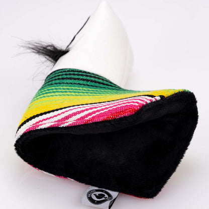 MUSTACHE SUGAR SKULL - BLADE PUTTER COVER WHITE