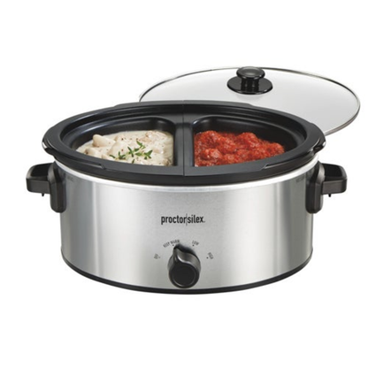 6QT DOUBLE DISH SLOW COOKER
