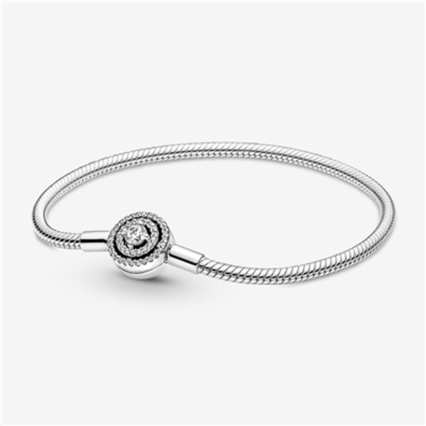 MOMENTS HALO SNAKE CHAIN BRACELET, 7.5"