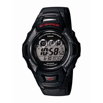 G-SHOCK ATOMIC DIGITAL SPORTS WATCH BLACK CASE