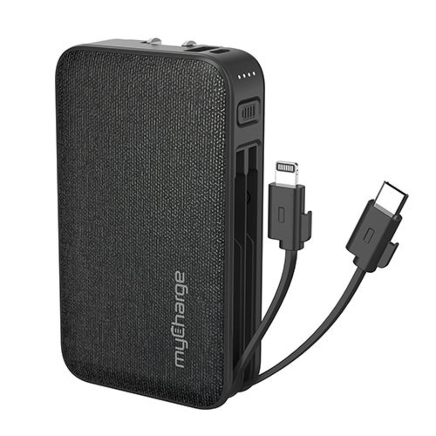 POWERHUB PLUS 6K PORTABLE CHARGER W/ BUILT-IN USB-C & LIGHTNING CABLE