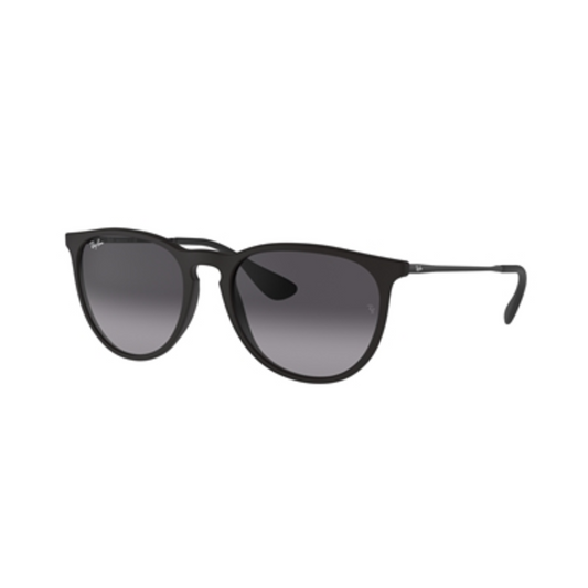 ERIKA LADIES NON-POLARIZED SUNGLASSES, MATTE BLACK FRAME/GREY LENS, 54