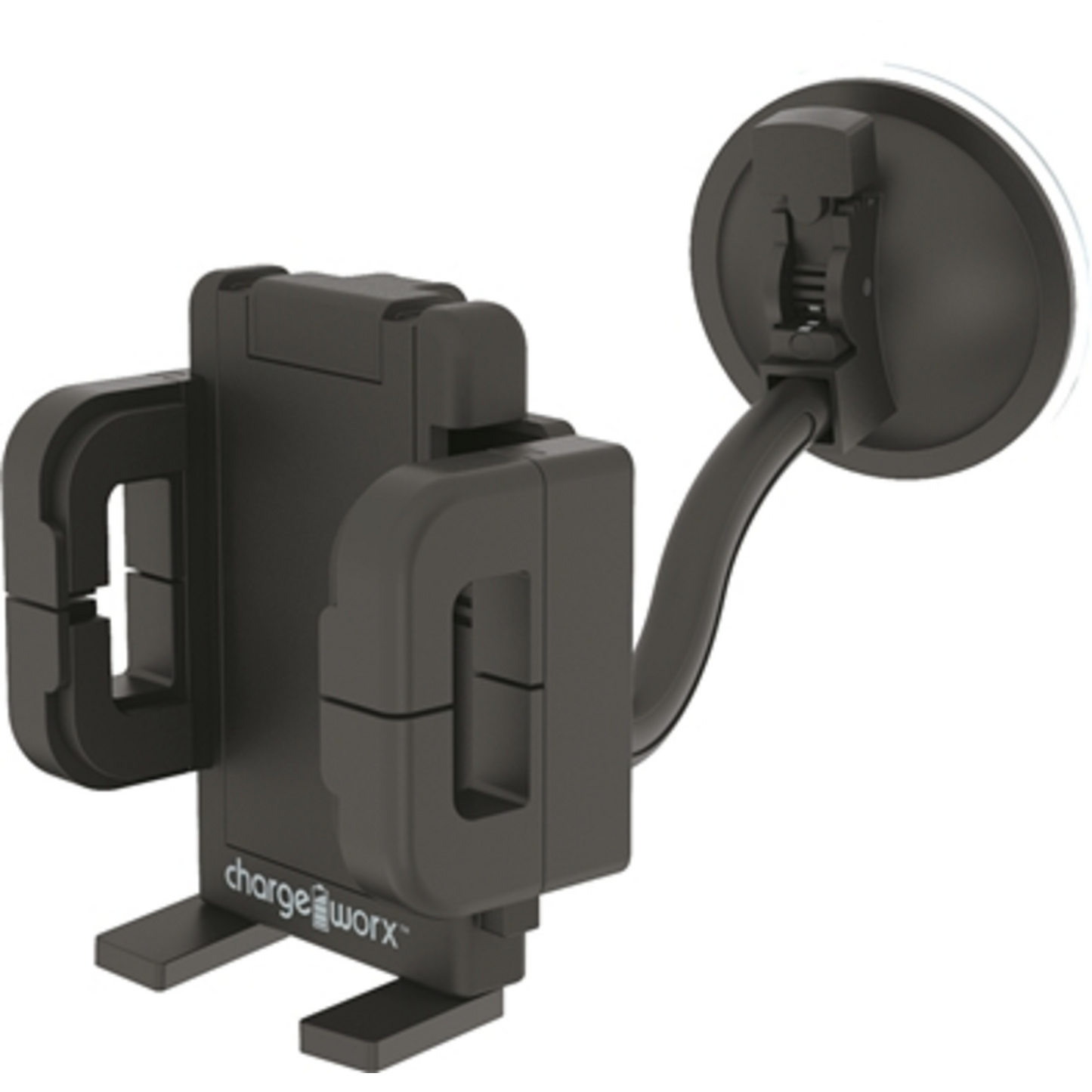 FLEXIBLE WINDSHIELD MOUNT, BLACK