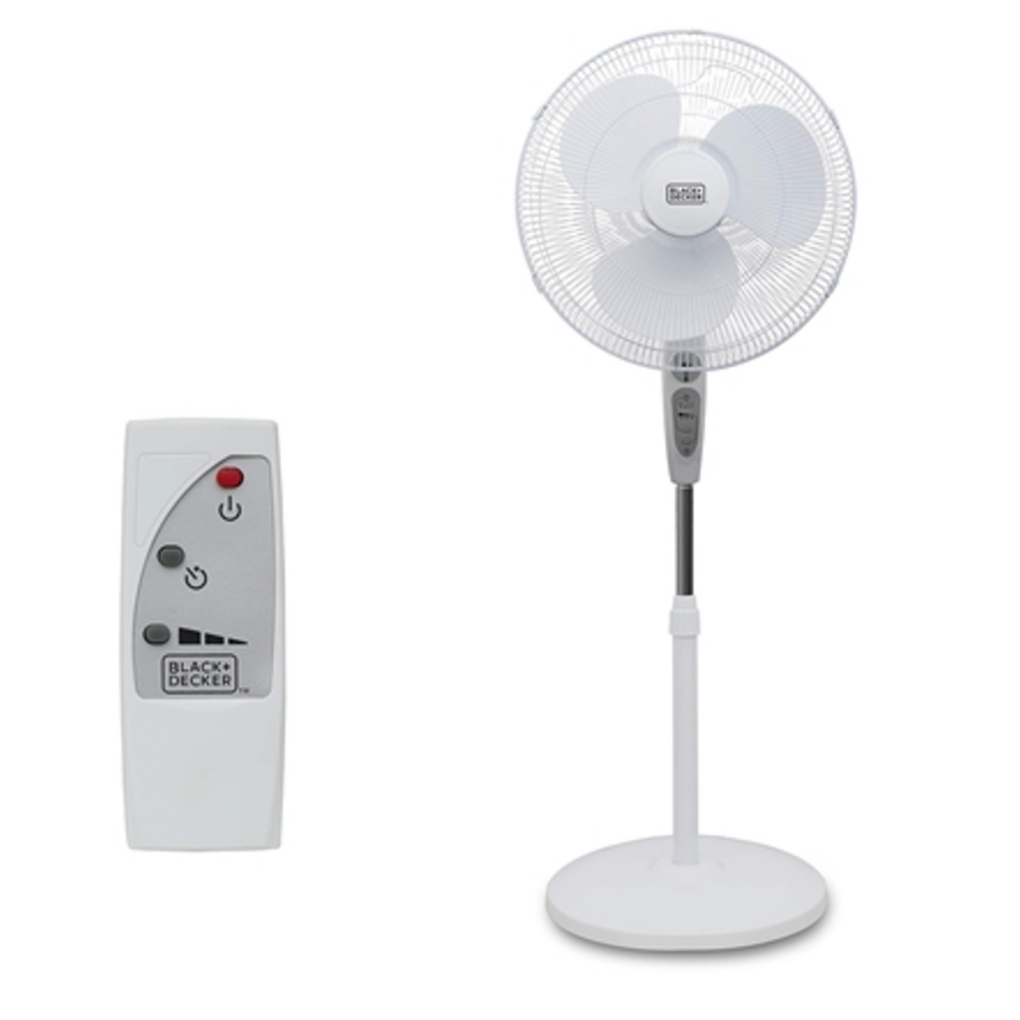 STAND FAN, WHITE, 18"
