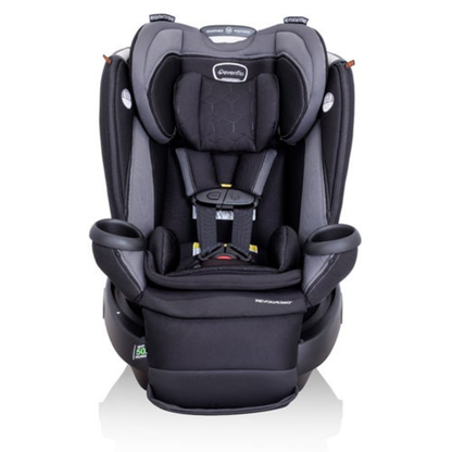 REVOLVE360 EXTEND ROTATIONAL CAR SEAT W/ QUICK CLEAN COVER REVERE GRAY