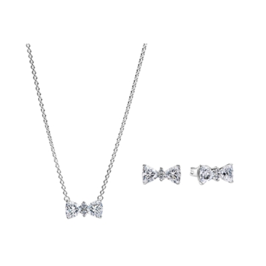 SPARKLING BOW JEWELRY SET