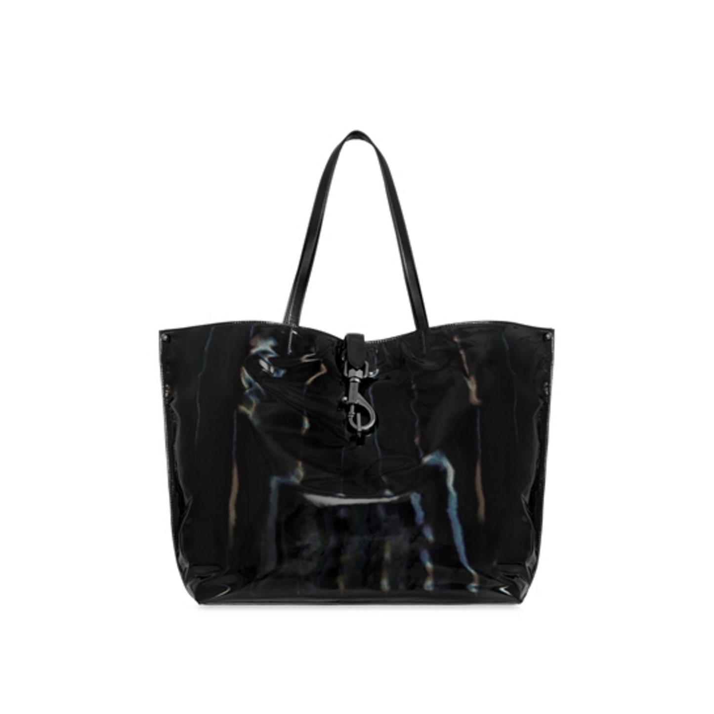 MEGAN NYLON TOTE, BLACK