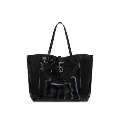 MEGAN NYLON TOTE, BLACK