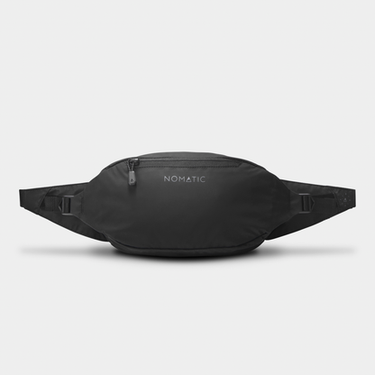 Nomatic Navigator Collapsible Sling 3L Black Front View With Straps