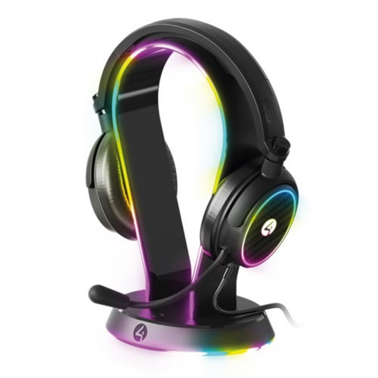 LIGHT UP GAMING HEADSET & STAND BUNDLE BLACK