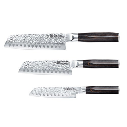 DAMISHIRO EMPEROR 3PC SANTOKU KNIFE