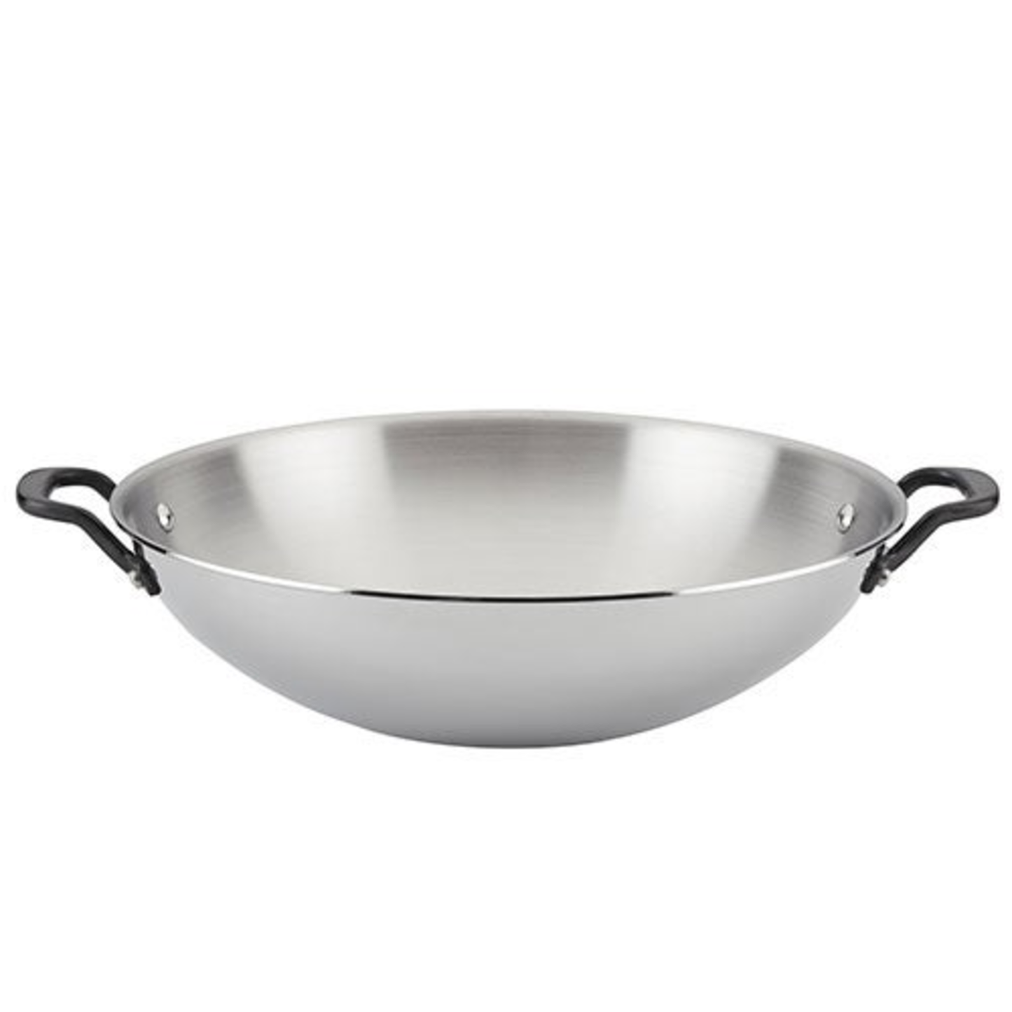 15" STAINLESS STEEL 5-PLY CLAD WOK
