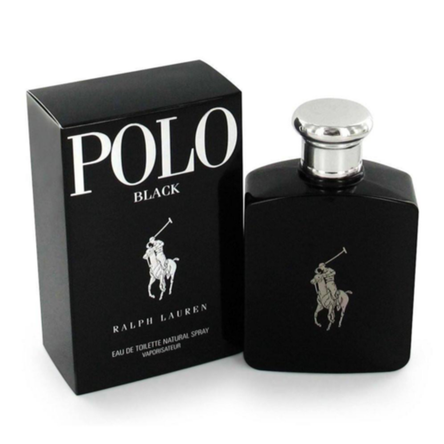 RALPH LAUREN POLO BLACK FOR MEN - 4.2 FL OZ
