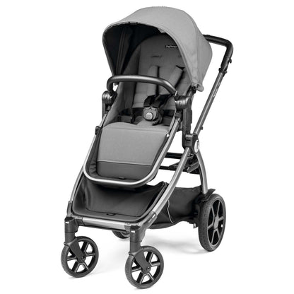 YPSI SINGLE TO DOUBLE STROLLER W/ REVERSIBLE SEAT MERCURY