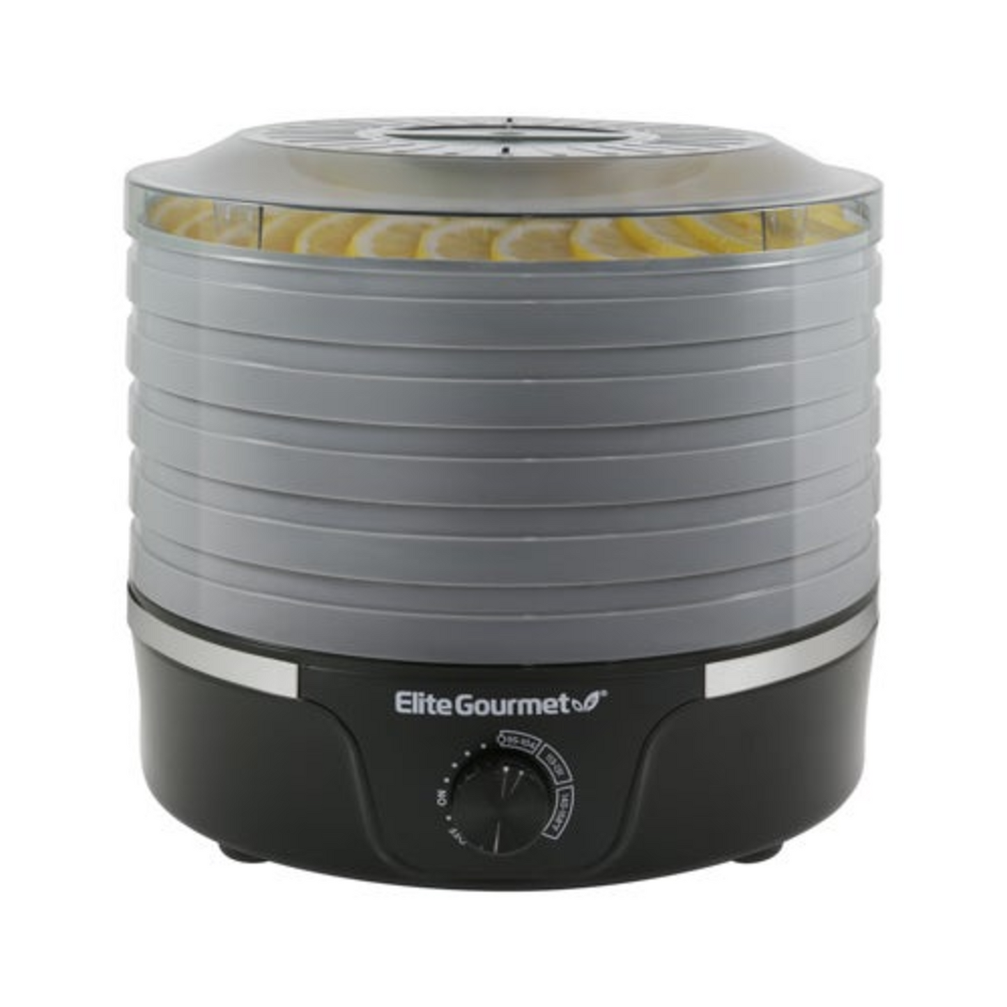 5-TIER FOOD DEHYDRATOR W/ TEMP CONTROLS BLACK/GRAY