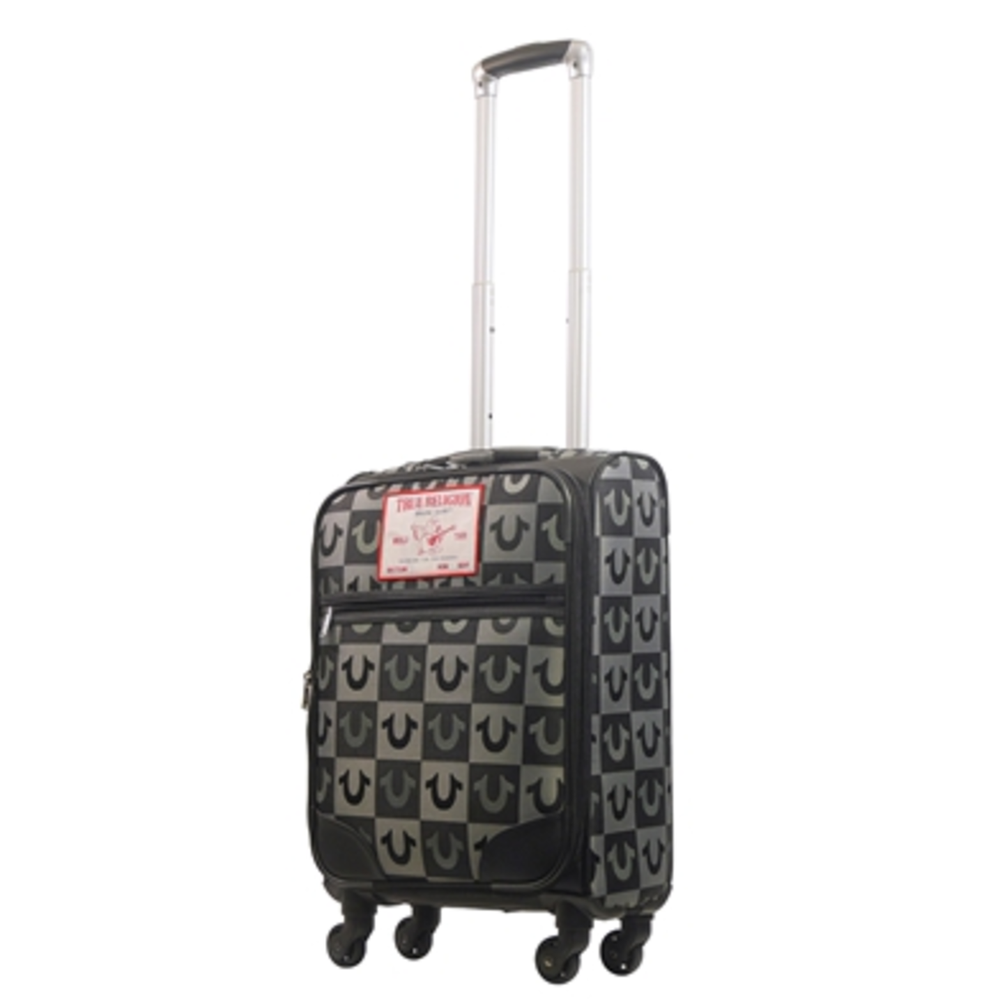 SOFT SIDED EXPANDABLE SPINNER LUGGAGE, BLACK, 23"