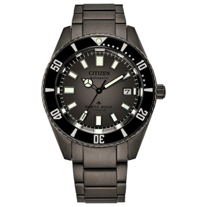 MEN'S PROMASTER FUJITSUBO SUPER TITANIUM AUTOMATIC GRAY WATCH, GRAY DIAL
