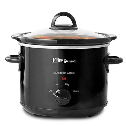 3QT SLOW COOKER BLACK