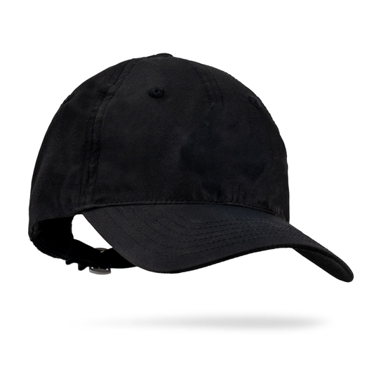 WOMEN'S SPADE HAT -BLACK & BLUE_BLANK