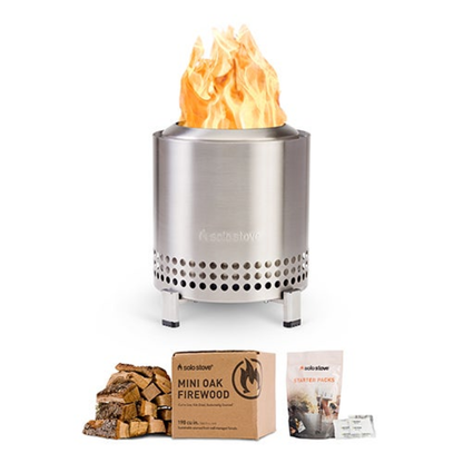 MESA XL TABLETOP PIT + BOX OF MINI WOOD + STARTER PACK STAINLESS