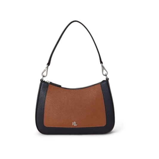 DANNI 26 MEDIUM SHOULDER BAG, LAUREN TAN/LAUREN NAVY