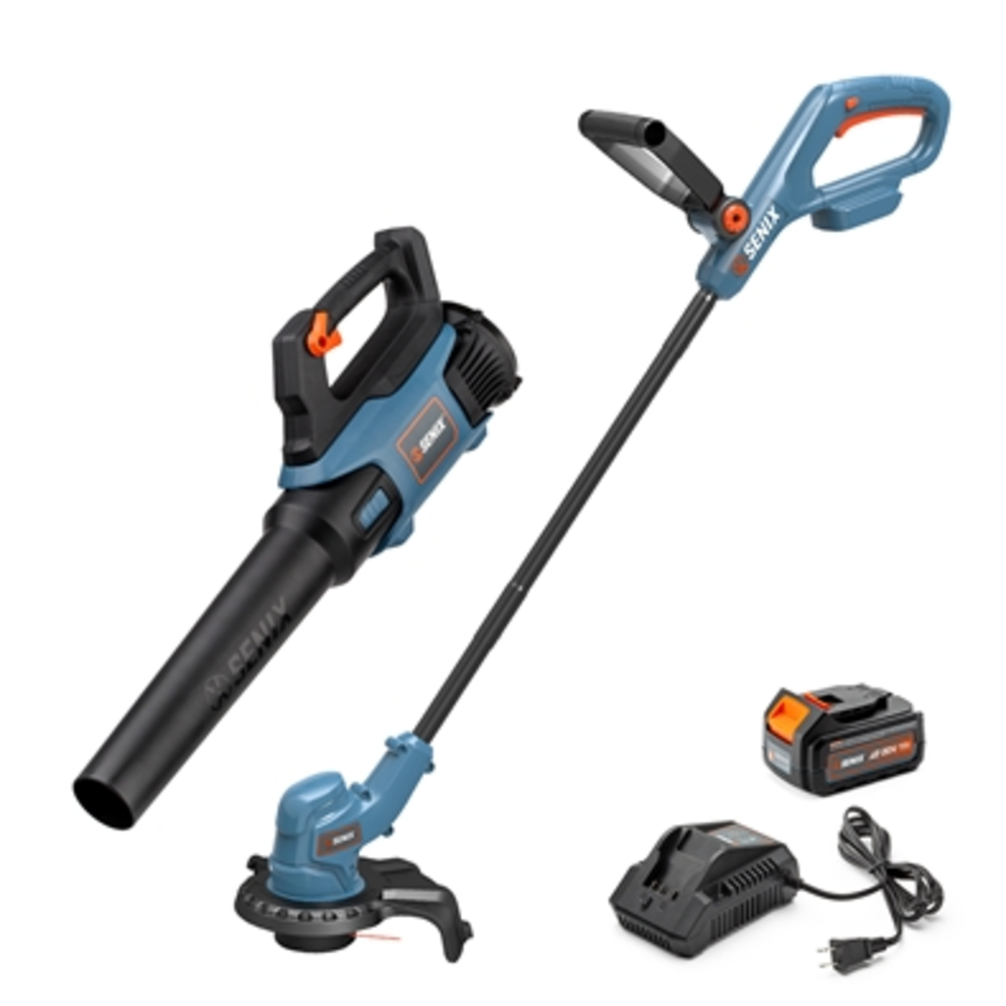 20V LINE TRIMMER, BLOWER CORDLESS COMBO, BLUE