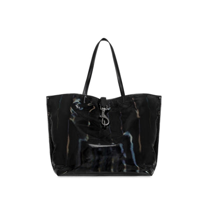 MEGAN NYLON TOTE, BLACK