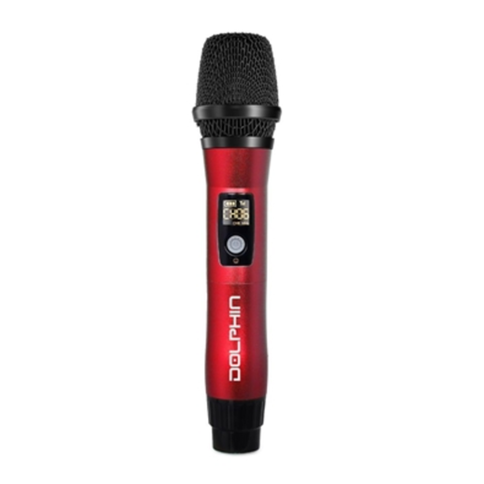 WIRELESS USB-C  RECHARGEABLE MICROPHONE, RED