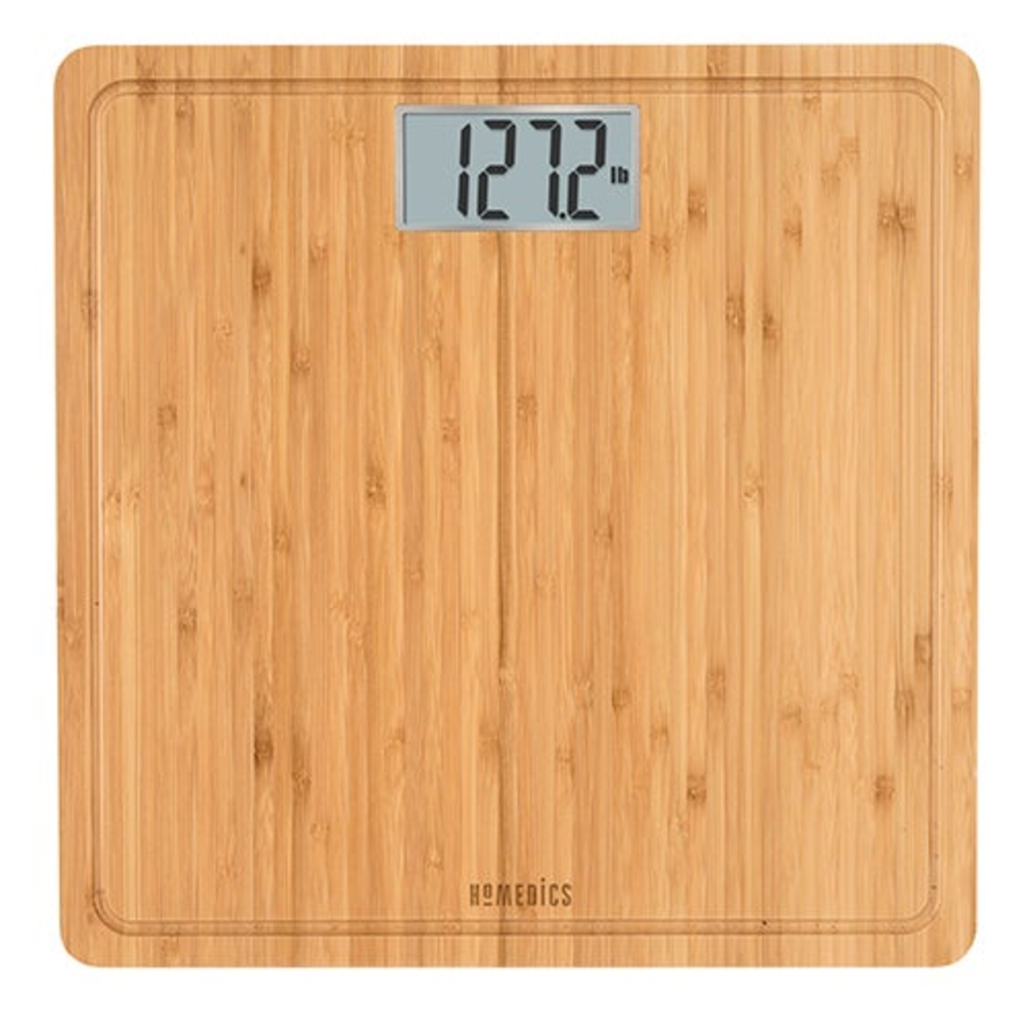 NATURAL BAMBOO DIGITAL BATHROOM SCALE