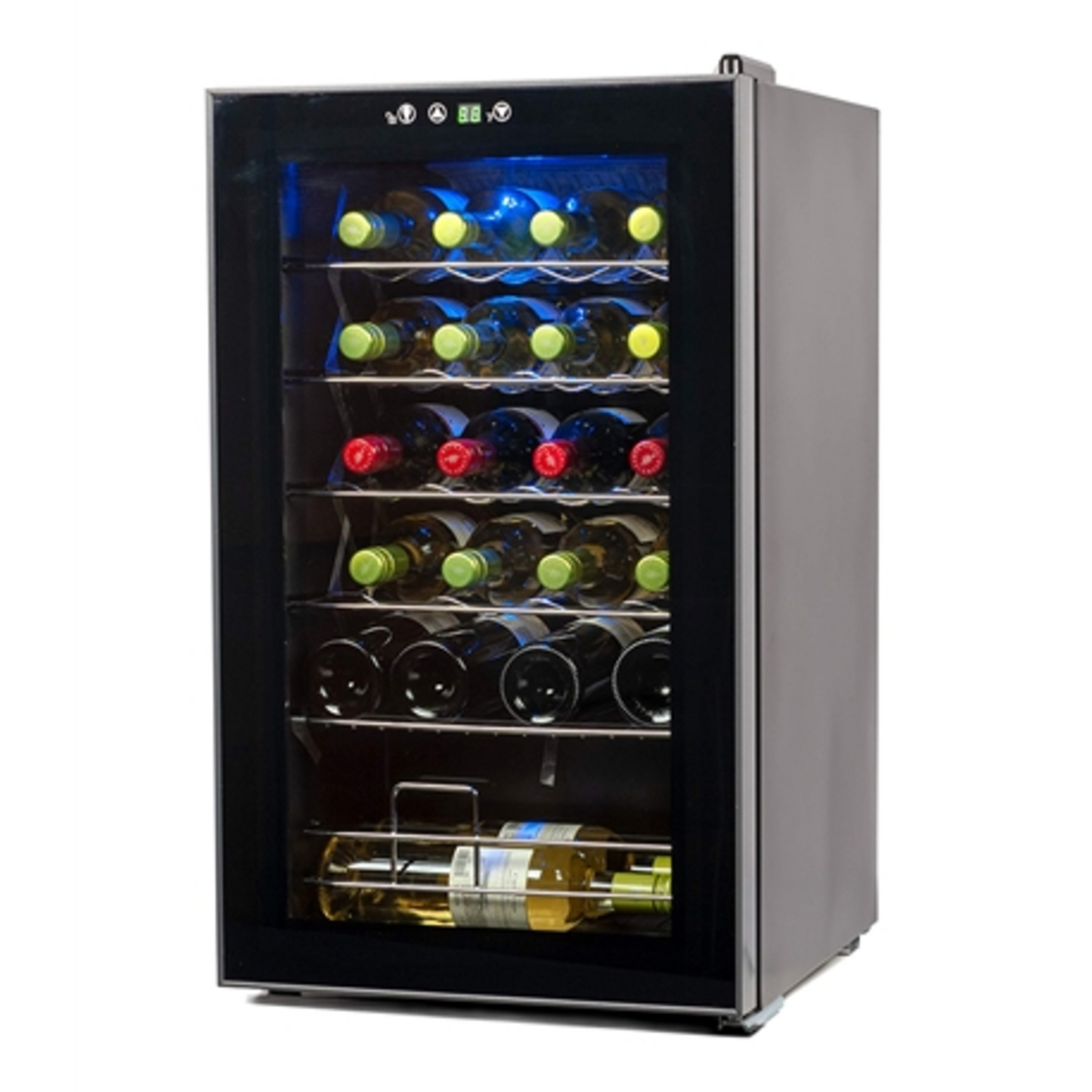 24 BOTTLE CAPACITY WINE CELLAR, BLACK