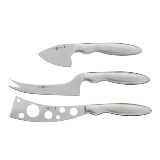 3PC STAINLESS STEEL CHEESE KNIFE SET