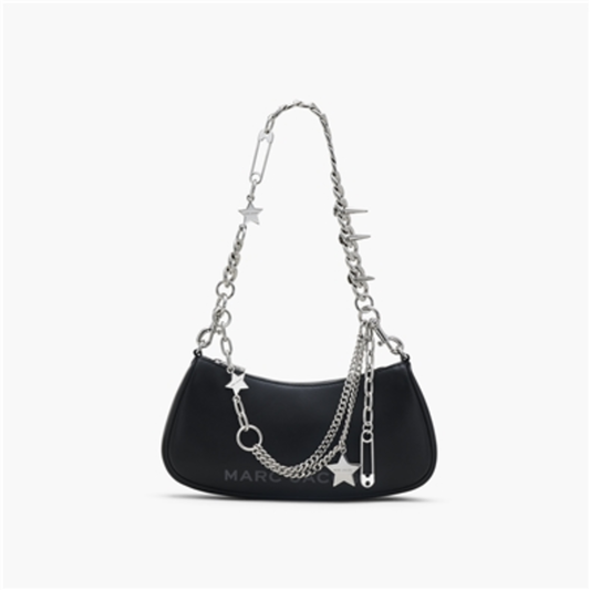 THE STAR CHARM SHOULDER BAG, BLACK