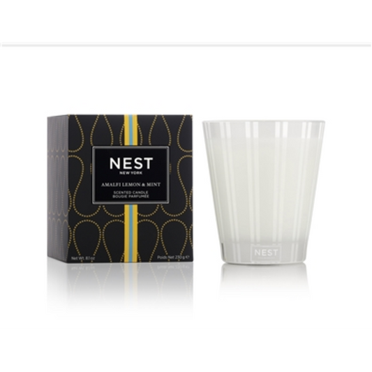 AMALFI LEMON & MINT CLASSIC CANDLE, AMALFI LEMON & MINT