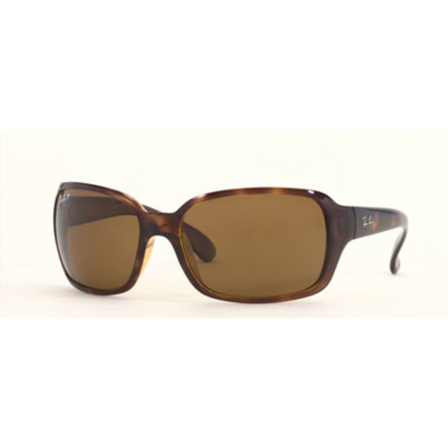 GLAMOUR WRAP LADIES SUNGLASSES POLARIZED, TORTOISE/CRYSTAL BROWN, 60