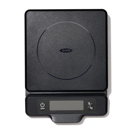 SOFTWORKS 5LB FOOD SCALE W/ PULL-OUT DISPLAY BLACK
