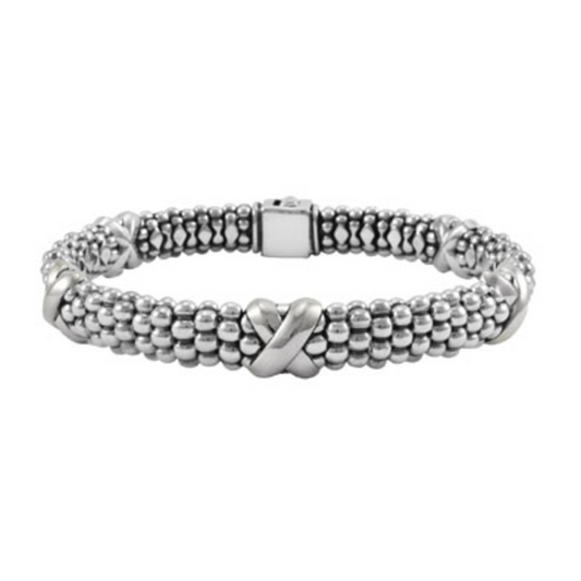 FIVE STATION X CAVIAR BRACELET, 7"