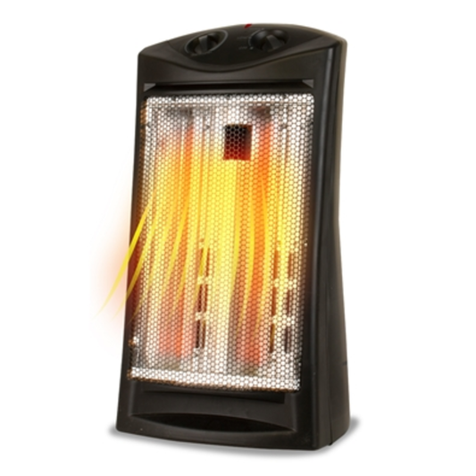 INFRARED HEATER QUARTZ TOWER HEATER, BLACK