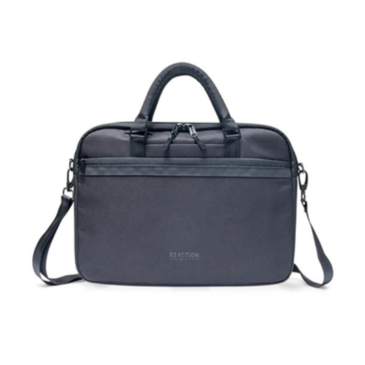 POLYESTER MESSENGER BAG, BLACK, 16''