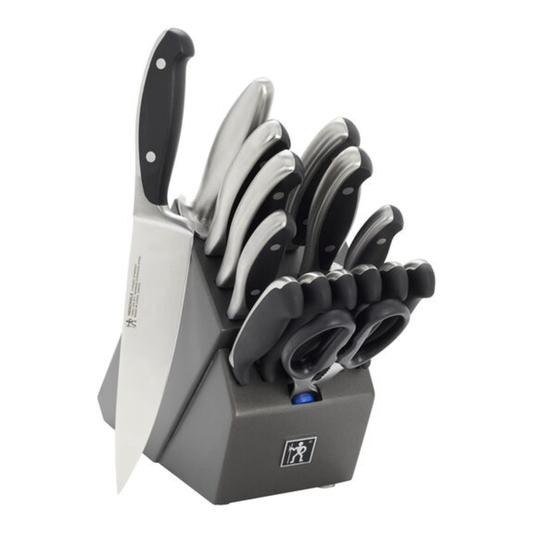 HENCKELS FORGED SYNERGY 16PC EAST MEETS WEST KNIFE BLOCK SET