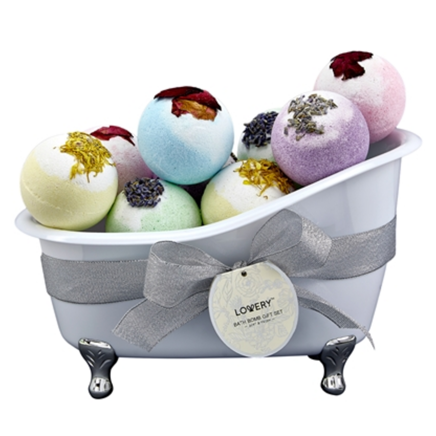 BATH BOMBS GIFT SET, MULTI, 10 PIECES