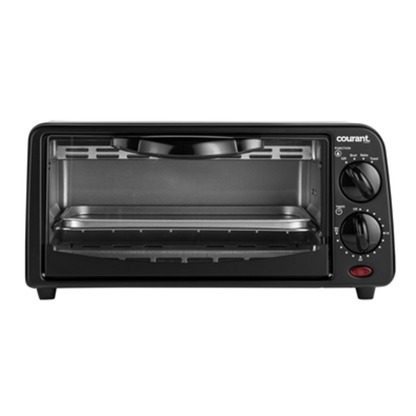 COMPACT TOASTER OVEN, BLACK