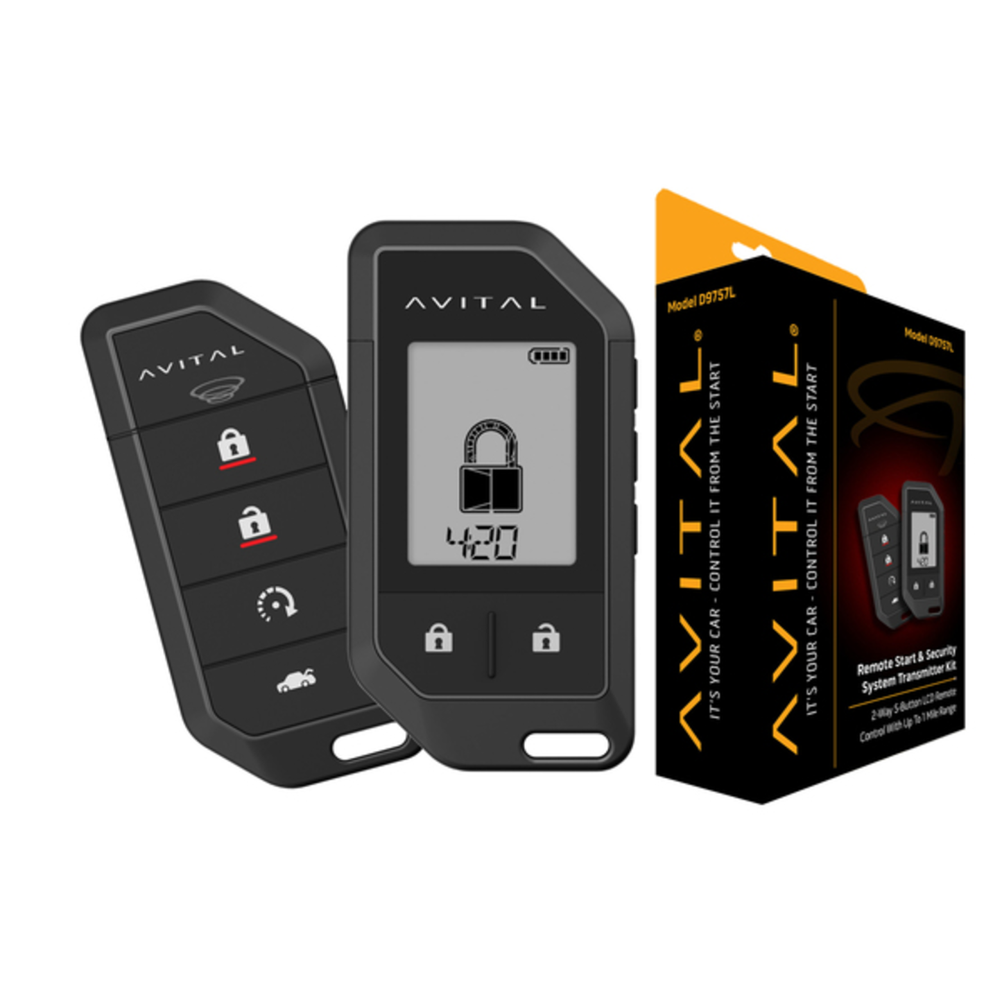 1M D9757L 2W LCD RMT KIT