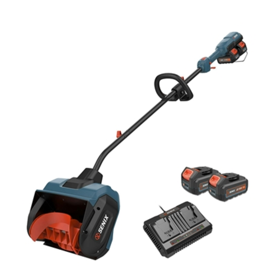 SNOW SHOVEL BATTERIES  AND  DUAL PORT CHARGER, 13"
