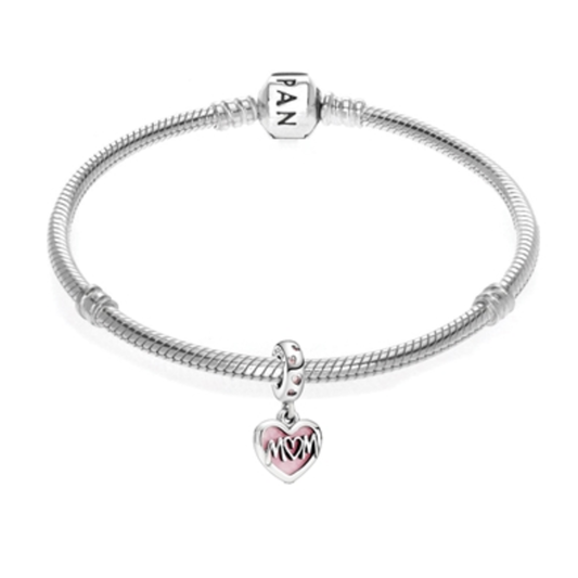 MOM BRACELET, SILVER, 7.1"