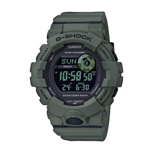 MENS POWER TRAINER BLUETOOTH DIGITAL WATCH DARK GREEN
