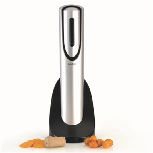GEMINIS ELECTRIC WINE OPENER, BLACK/SILVER