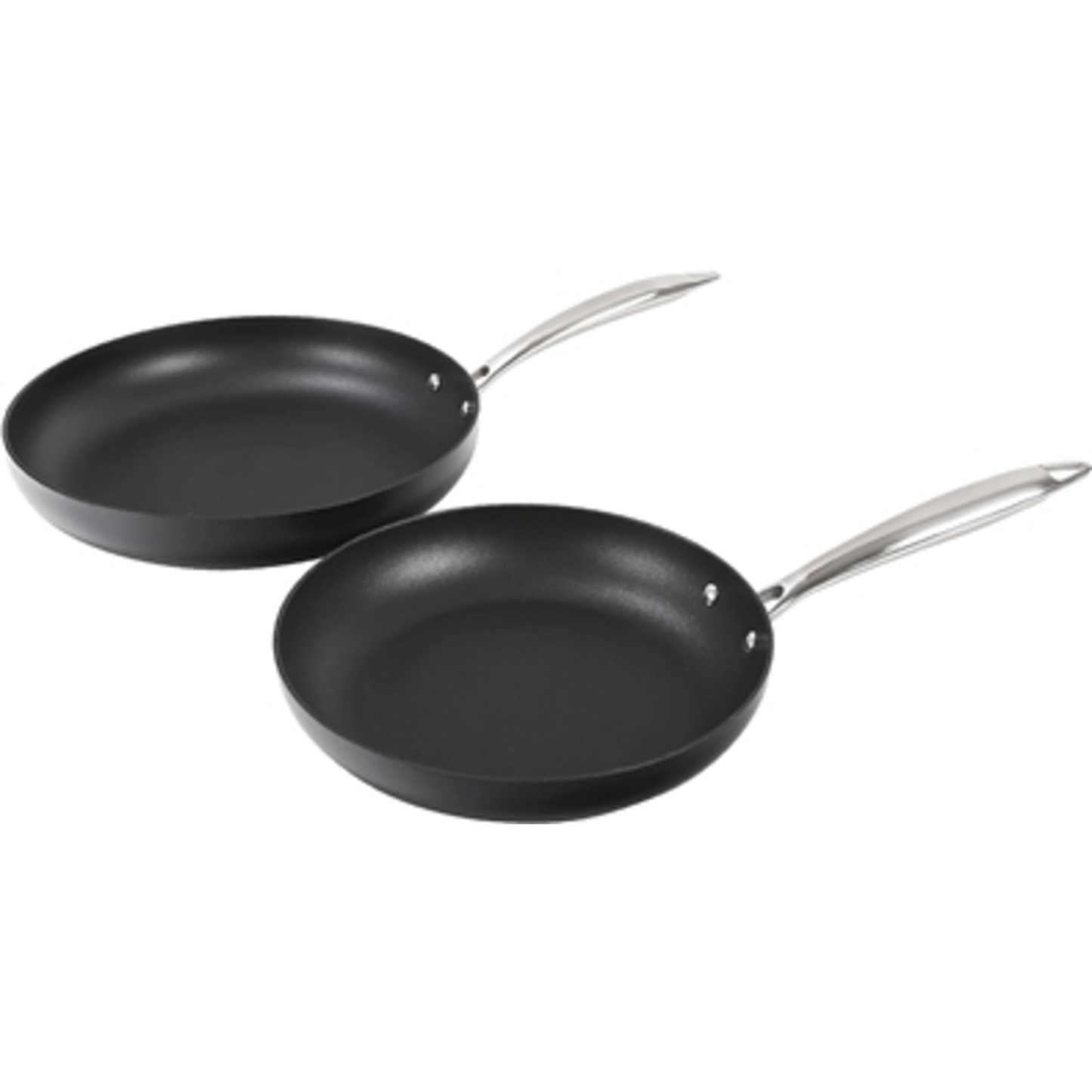 INDUCTION COOKWARE SET, BLACK, 2 PIECES