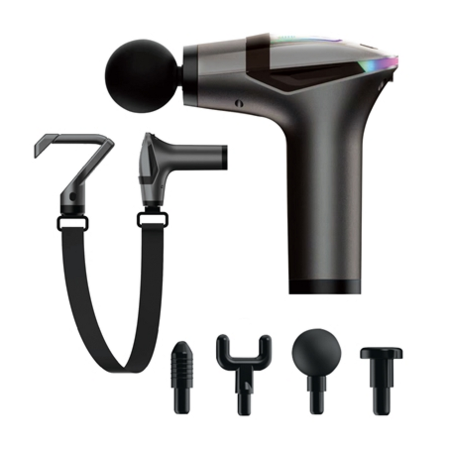 MASSAGE GUN BELT W/ DISPLAY, BLACK