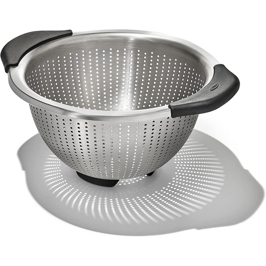 OXO GOOD GRIPS 3 QUART STAINLESS STEEL COLANDER